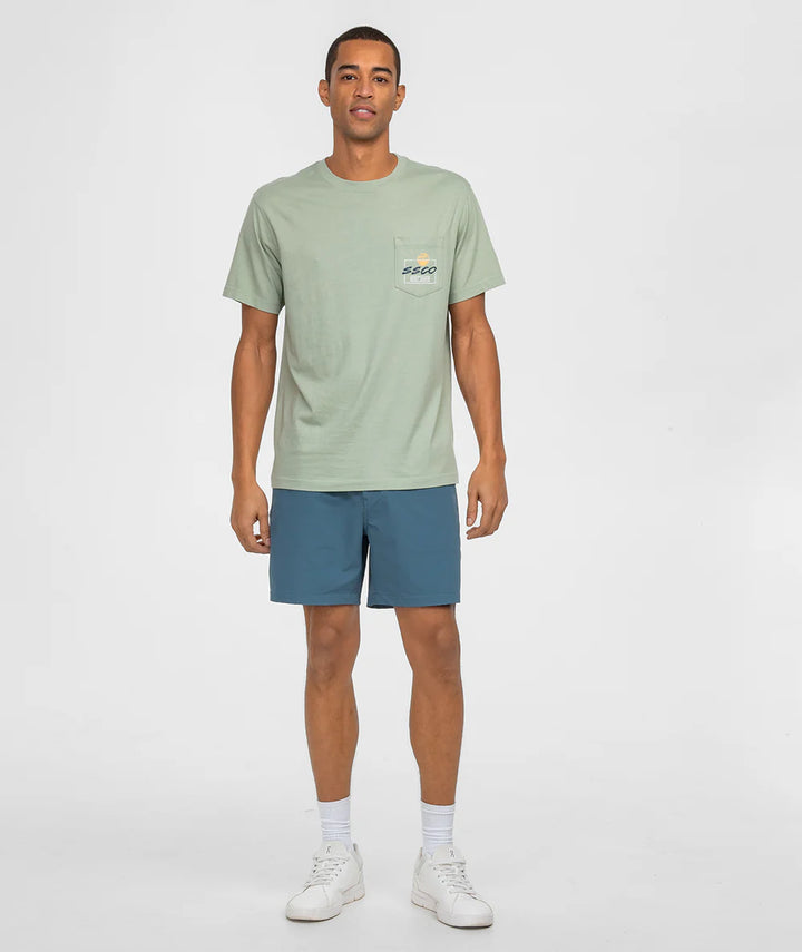 SSCO Men’s Bay Breeze S/S T-Shirt - Iceberg Green