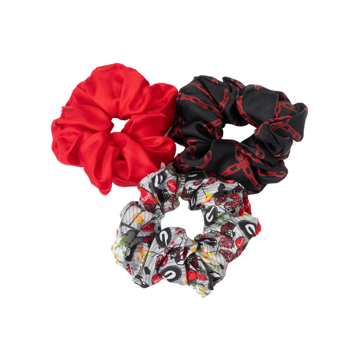 Georgia Bulldogs Scrunchie Set