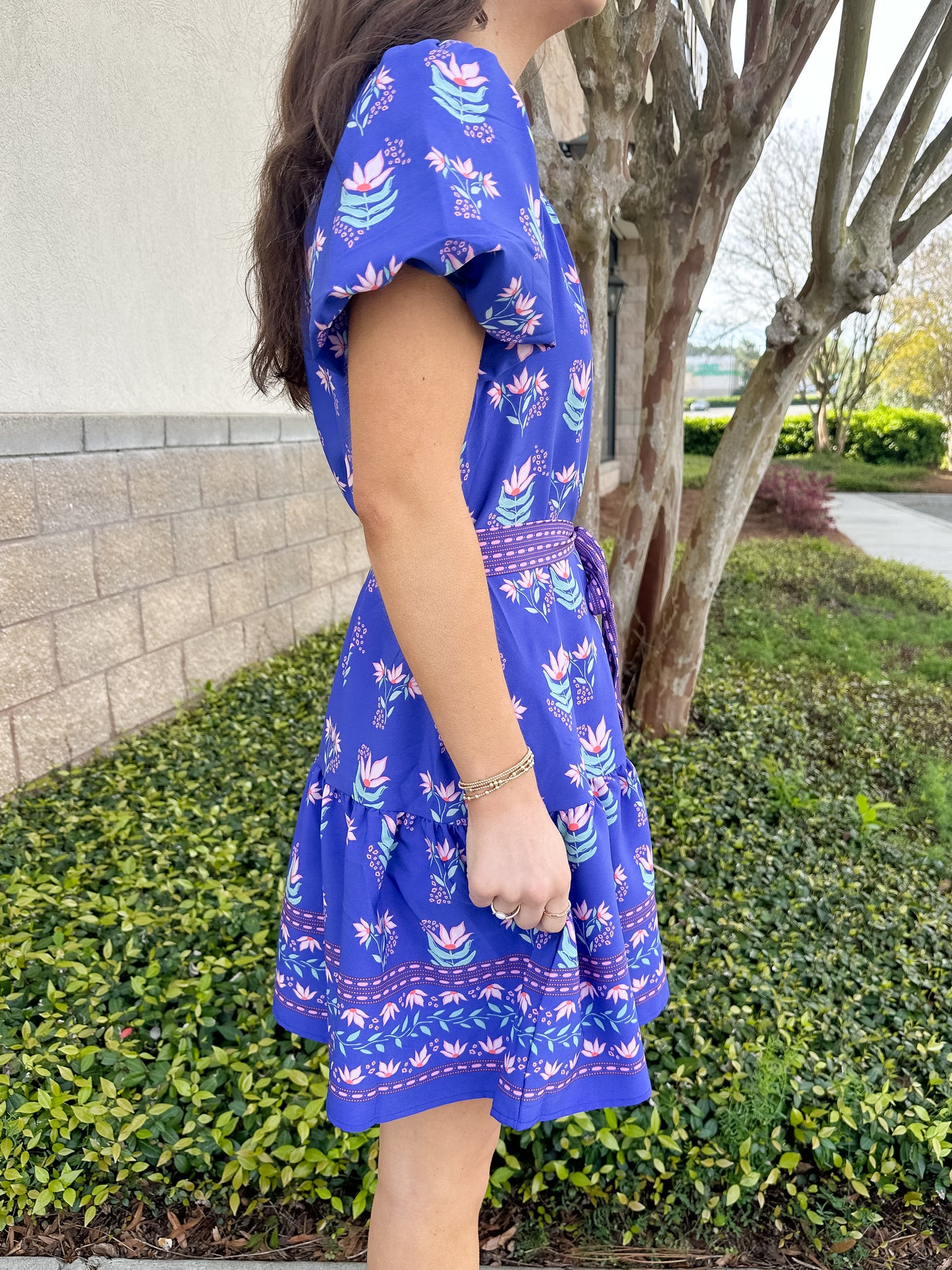 Addison Dress - Petal Keepsake Blue