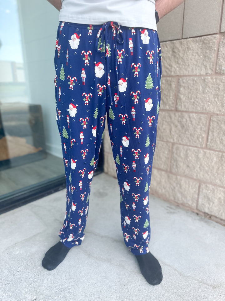 MS Mens PJ Pant - Peppermint Pine