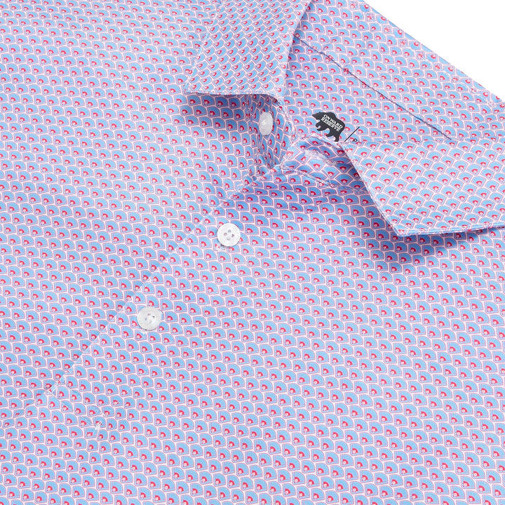 Onward Reserve Home Team Printed Performance Polo - Sky