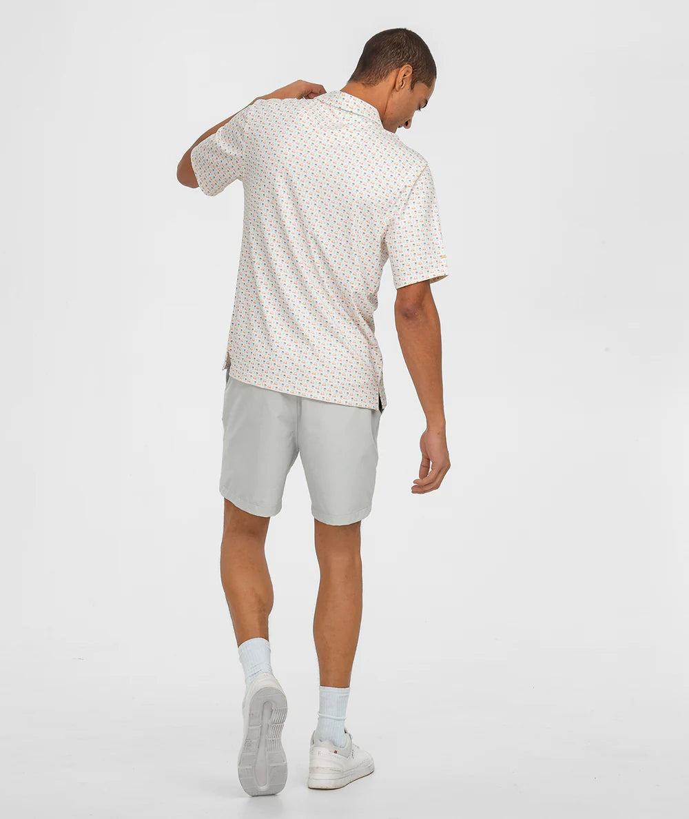 SSCO Men’s Par Fore Printed Polo - Palm Drive