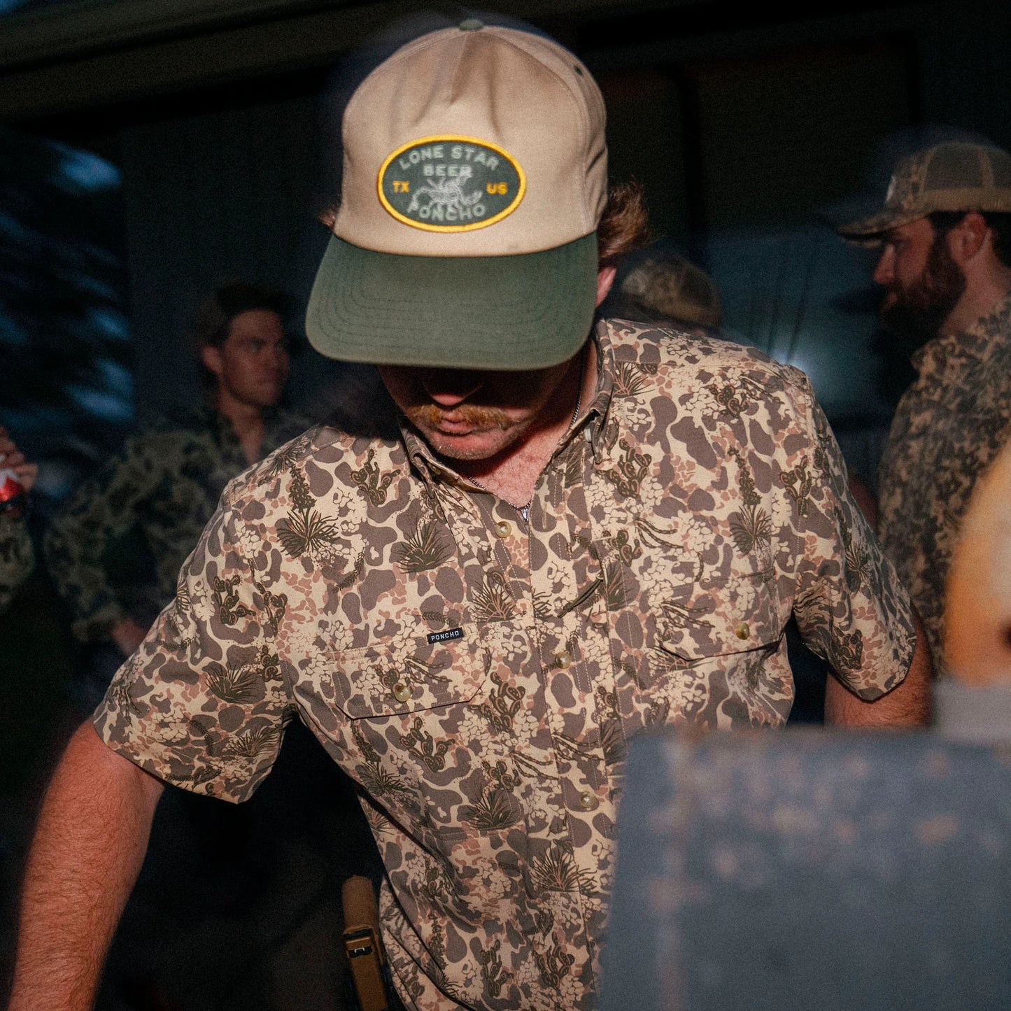 Poncho Men’s “The Albany” S/S Regular Shirt - North Zone Camo