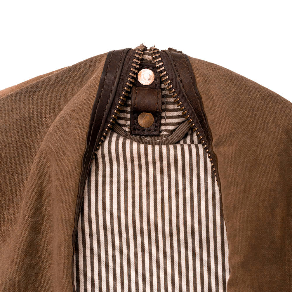 Mission Mercantile Campaign Waxed Canvas Garment Bag