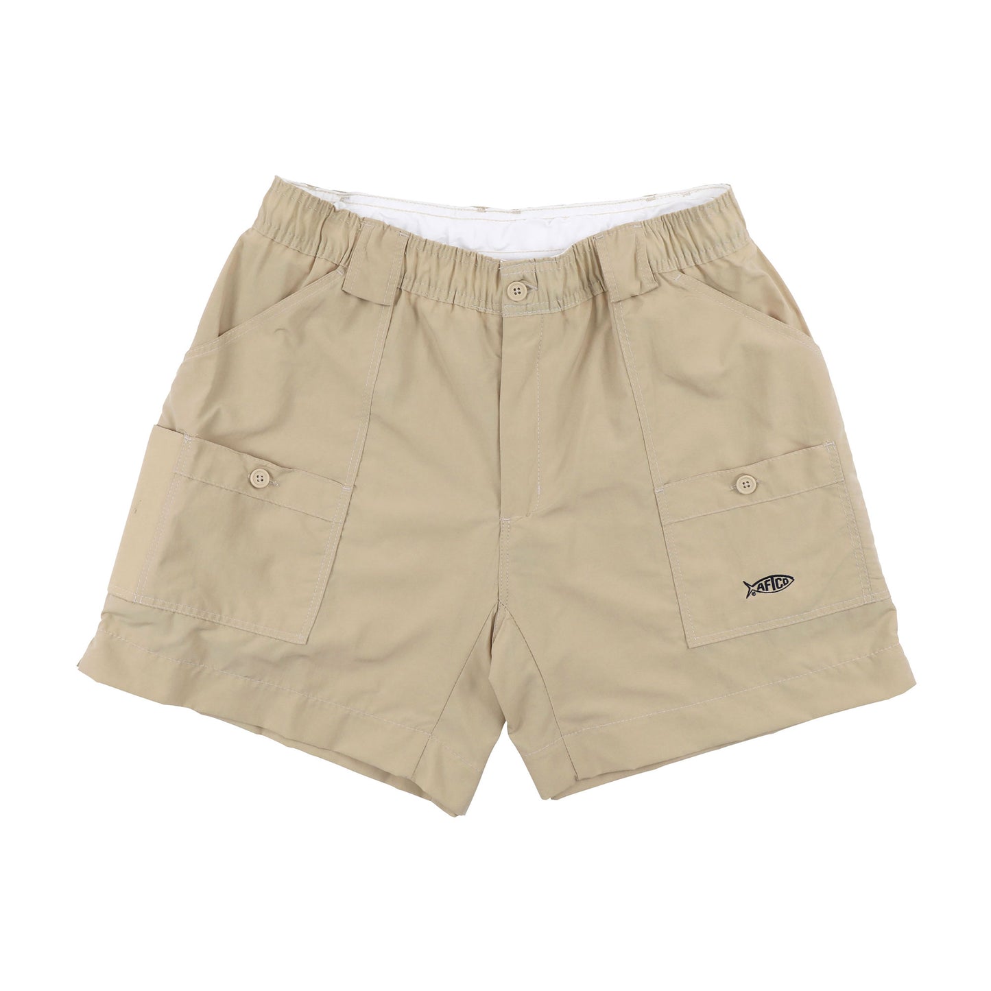 Aftco Men’s Original Fishing Short 6” - Khaki