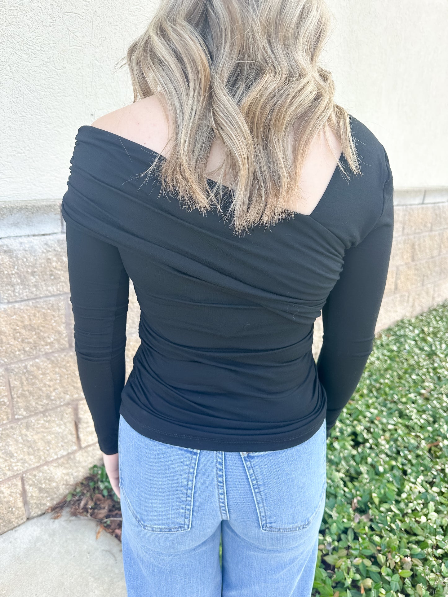 Hannah Asymmetrical Knit Top
