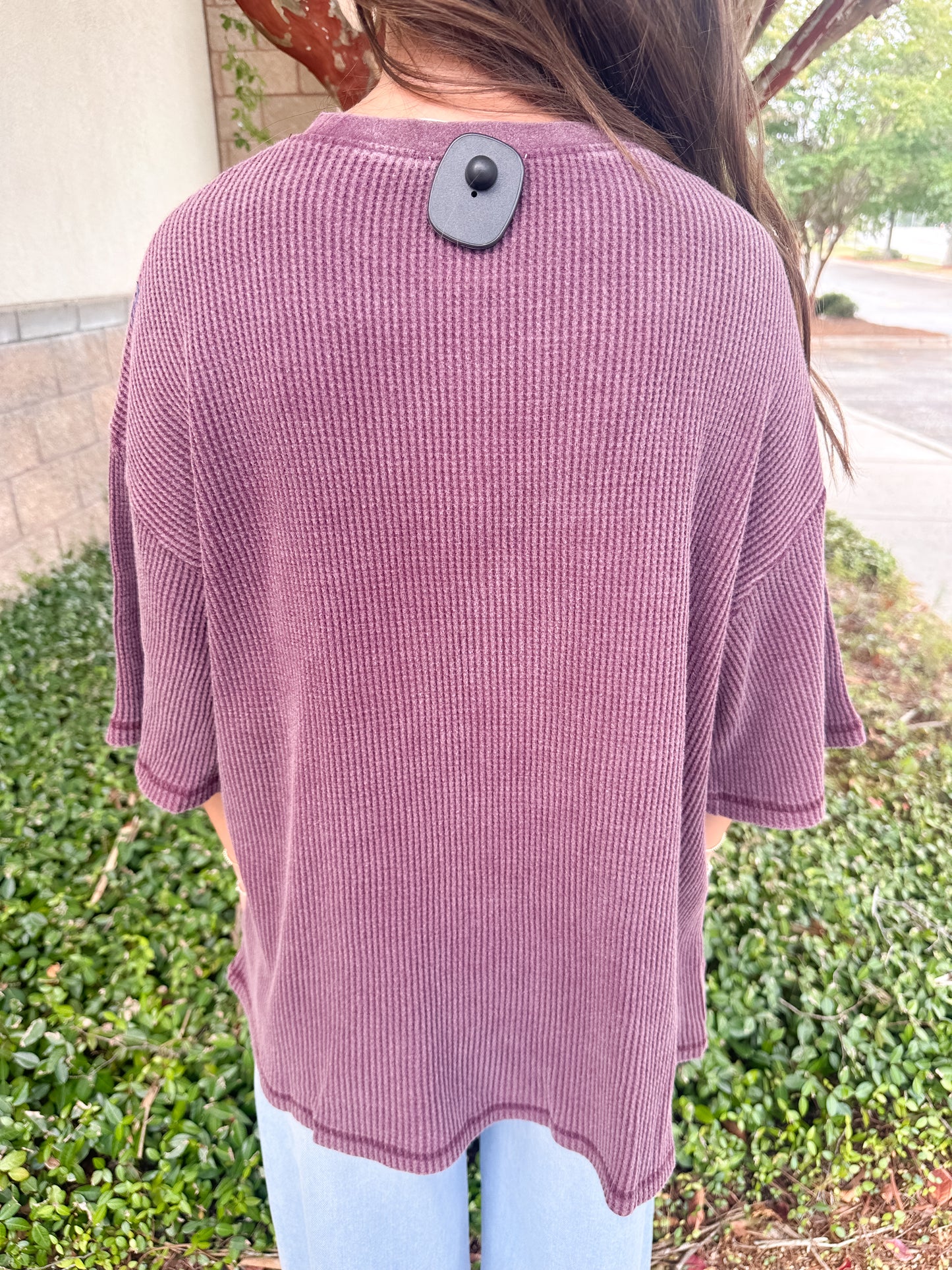 Zelma Waffle Tee