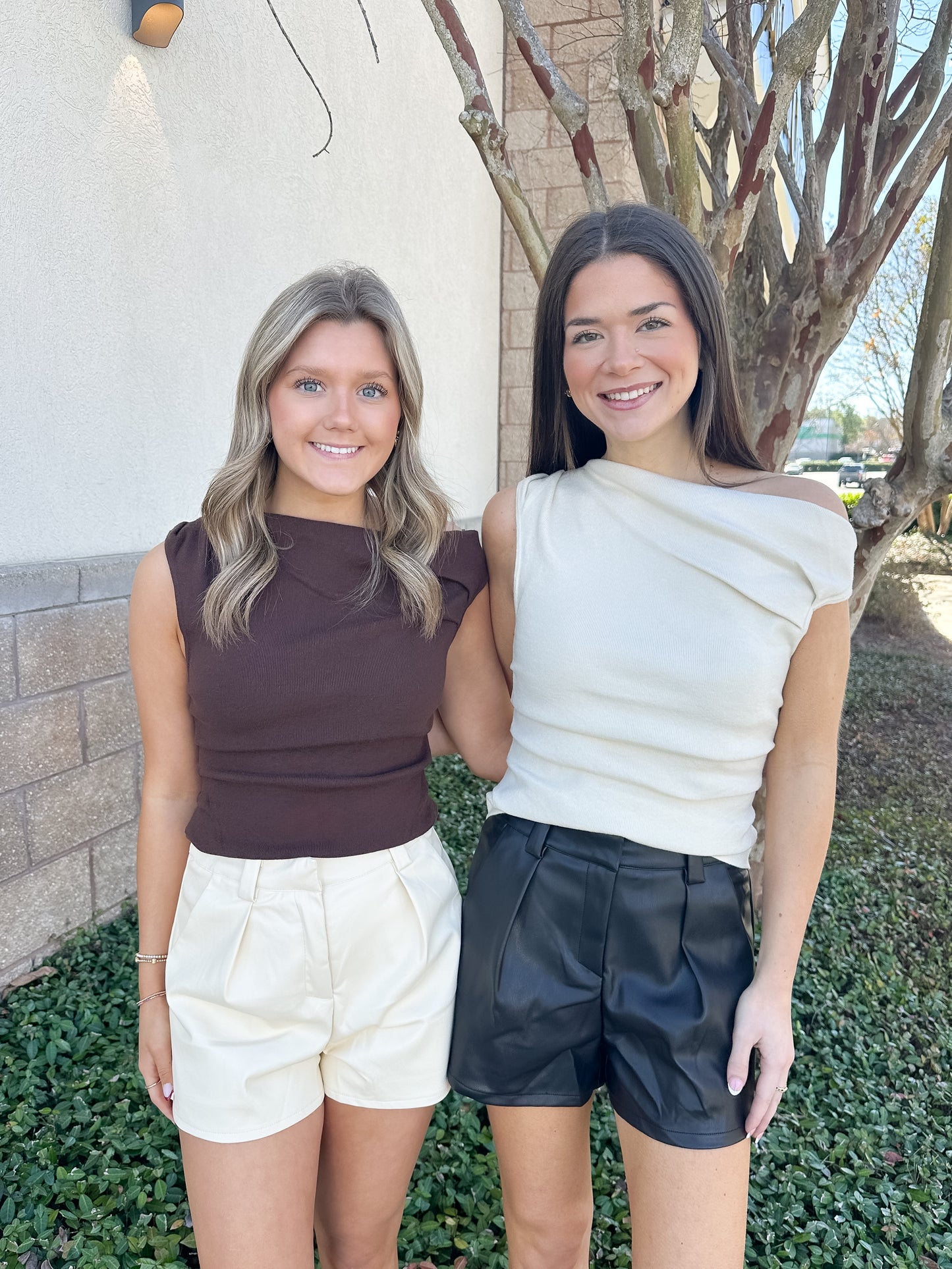 Luxe Faux Leather Shorts