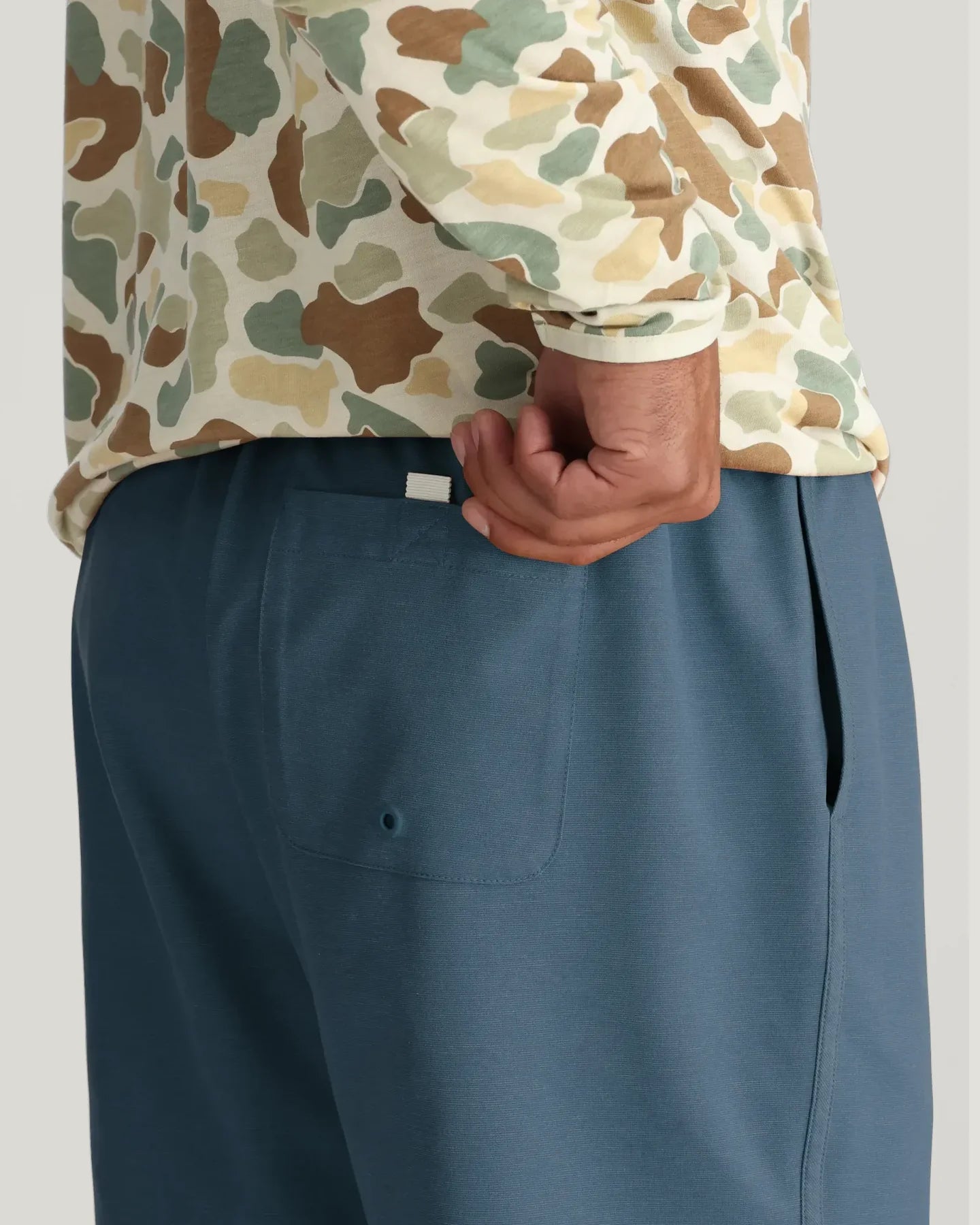 Free Fly Mens Reverb Lined 7” Short - Pacific Blue