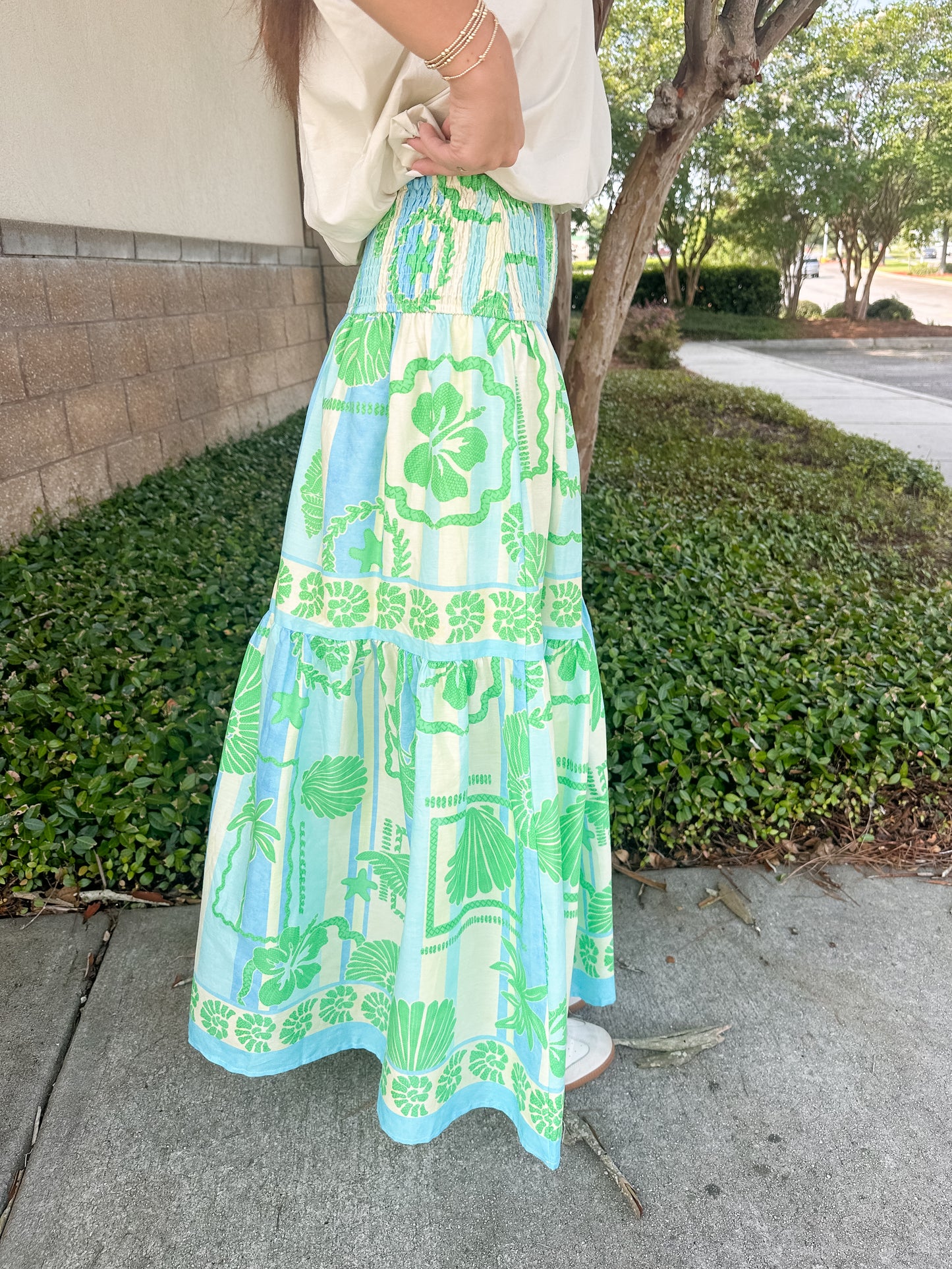 Sea Breeze Maxi Skirt