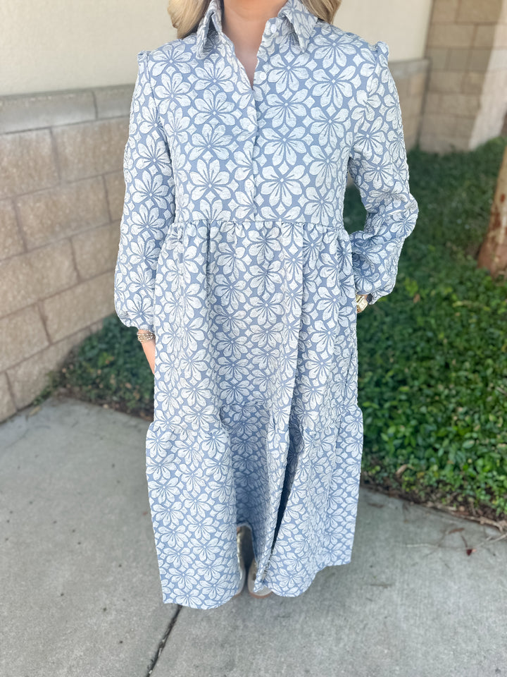 Macy Embossed Dress