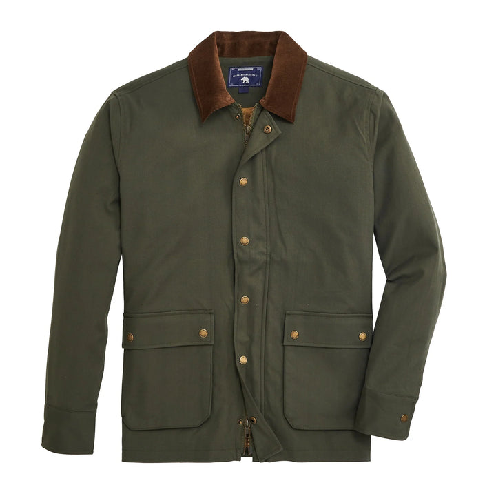 Onward Reserve Red Hills Stretch Canvas Coat - Olive