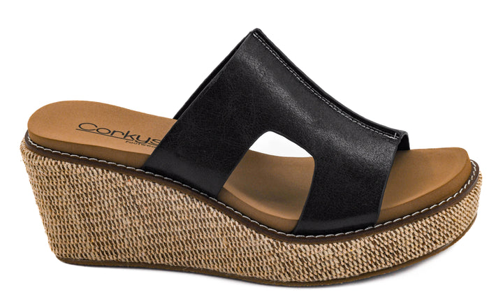 Corky’s Kiss N Tell Wedge - Black
