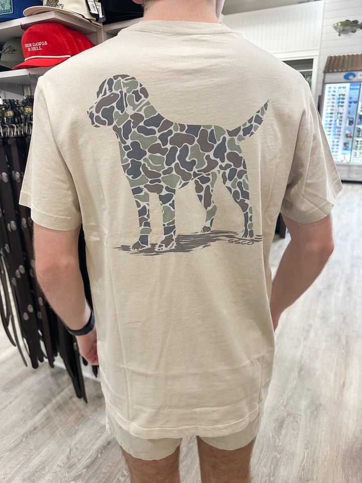SSCO Men’s Camo Companion S/S Pocket T-Shirt - Taupe