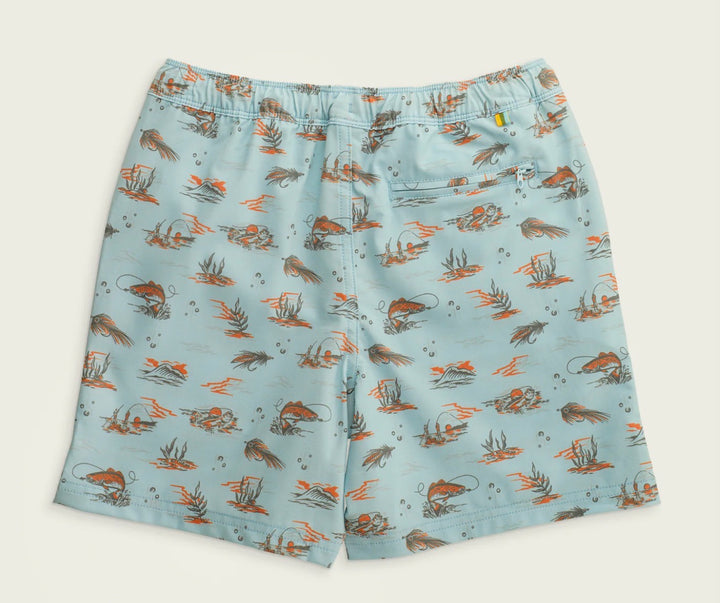 Marsh Wear Youth Fulton Volley Shorts - Blue Surf