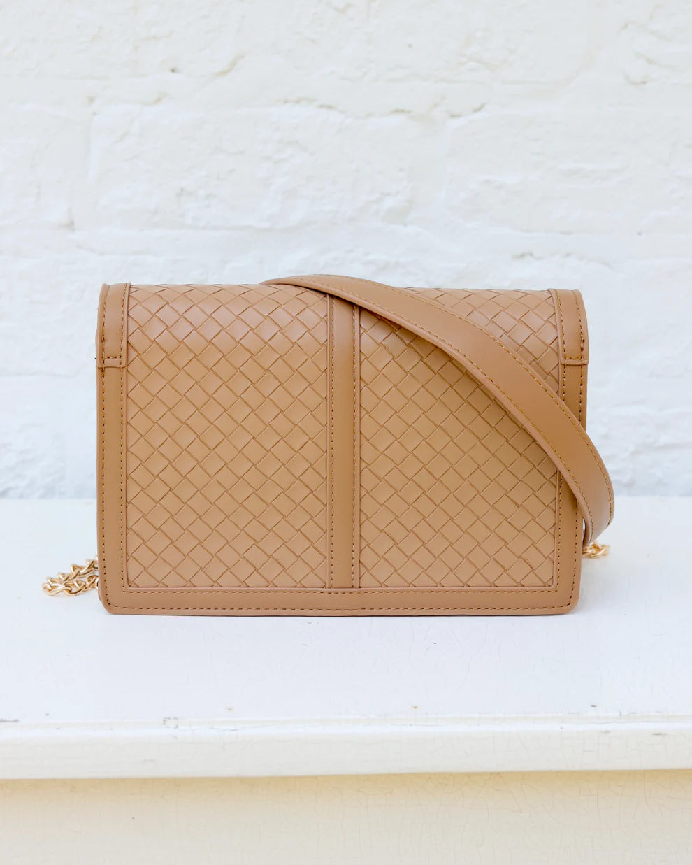 CH Cecilia Crossbody - Woven Tan