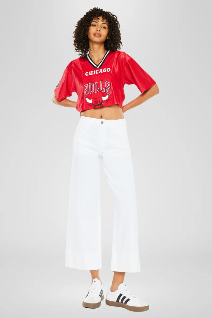 Stacy Kancan High Rise Cropped Wide Leg Jean
