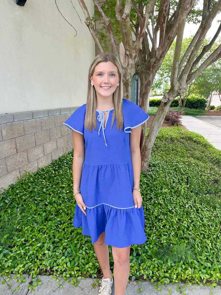 Lillian Dress - Blue