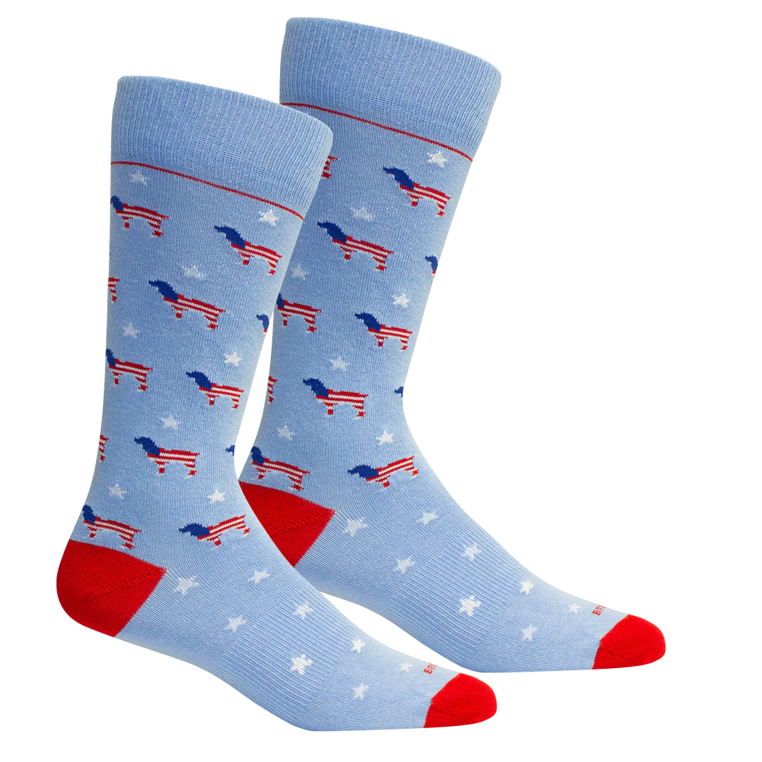 Brown Dog Socks - Red, White & Beau