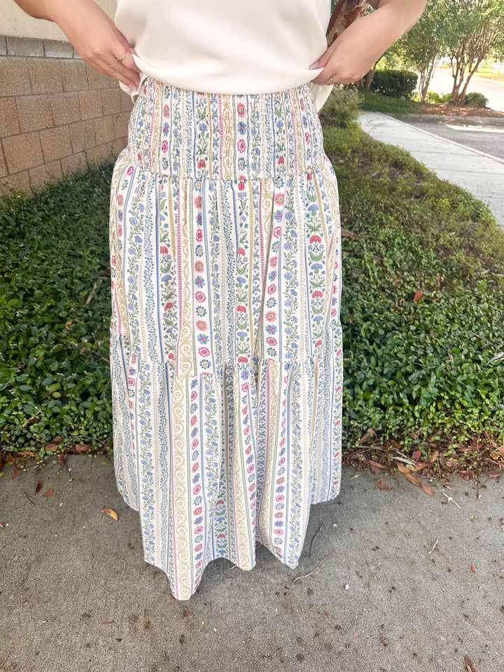 Cottage Core Maxi Skirt