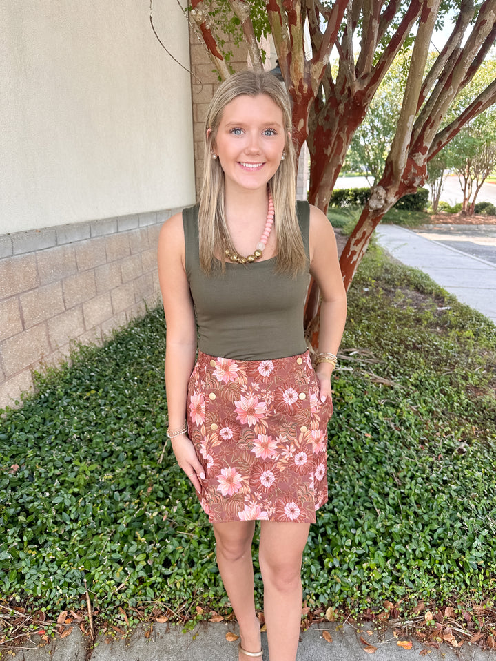 Retro Mini Skirt