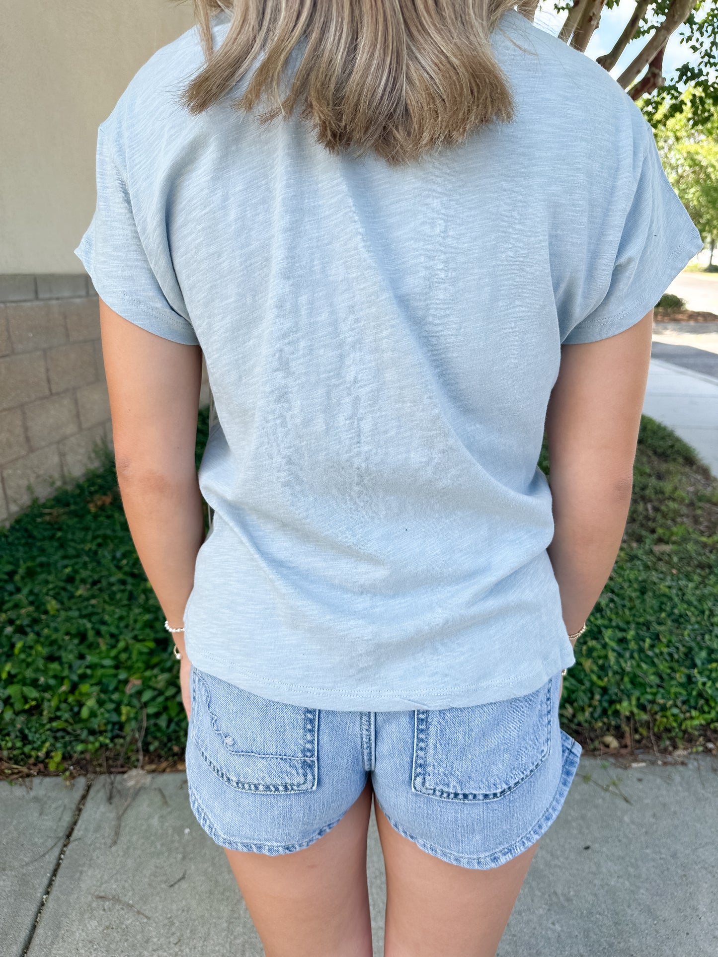 Modern Slub Tee - Clearwater