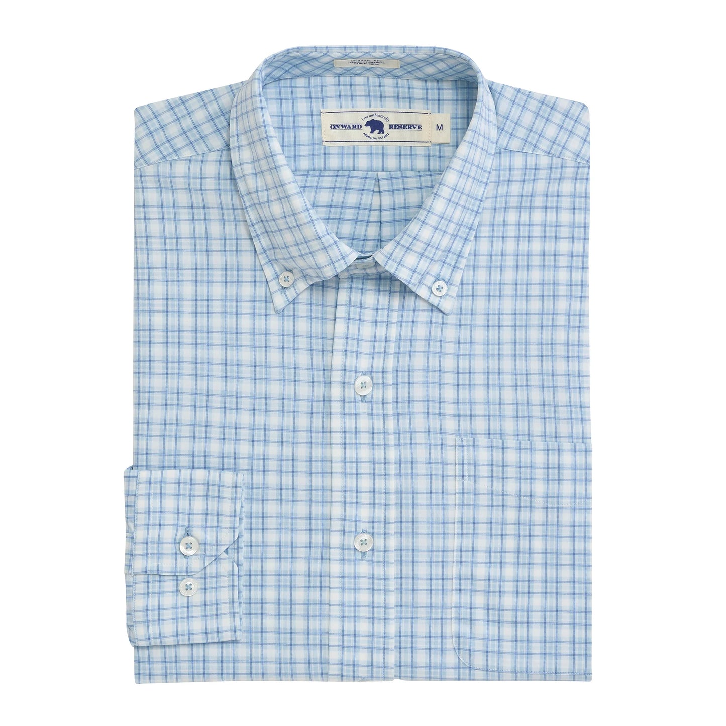 Onward Reserve Holley Classic Fit Quad Button-Down - Clearwater