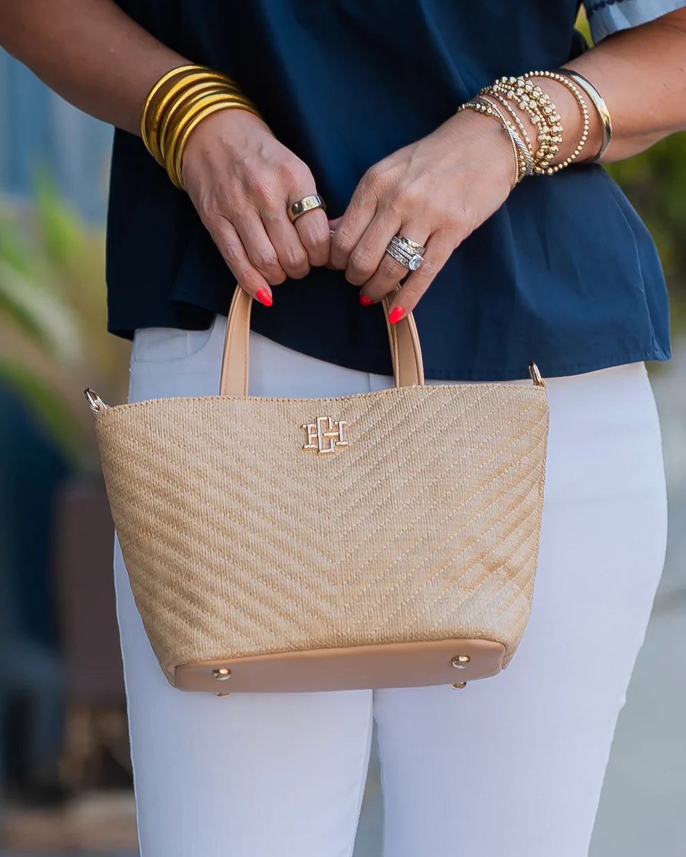 CH Maren Mini Tote - Natural VQ