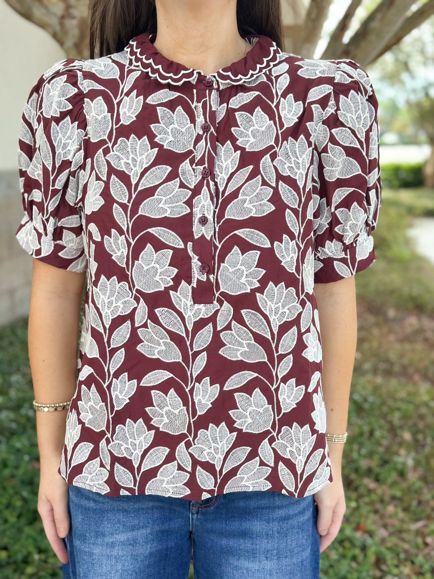 Autumn Leaves Blouse