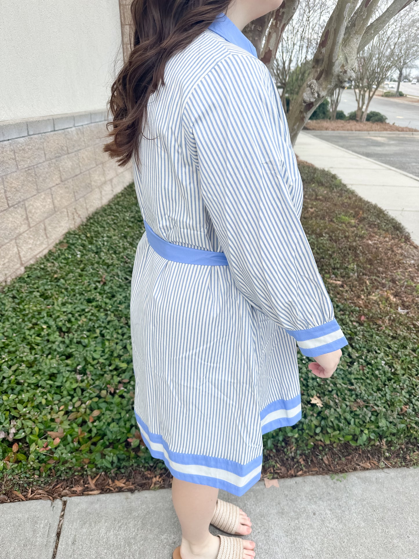 Augusta Dress - Blue