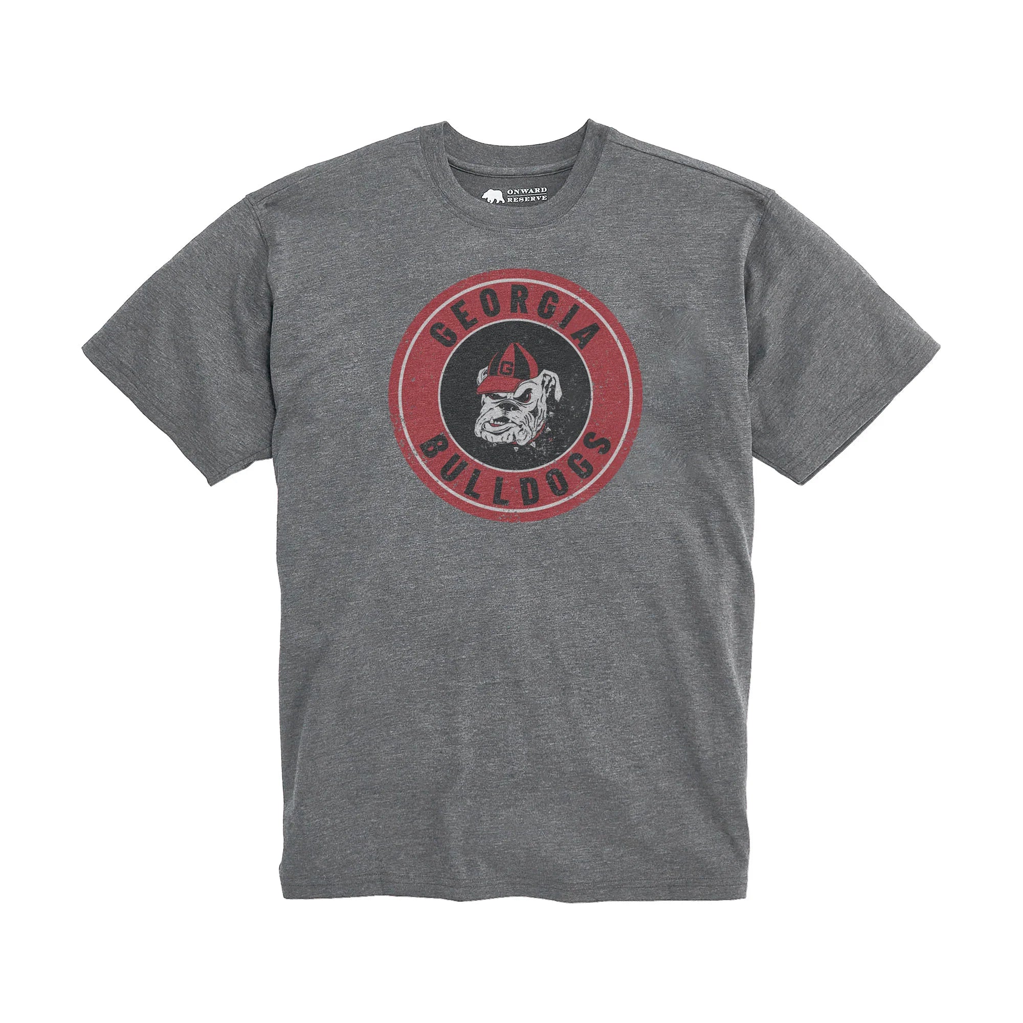Onward Reserve UGA Georgia Bulldogs Vintage Wash Tee Granite