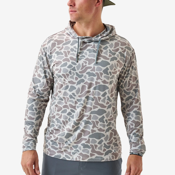 Burlebo Mens Performance Hoodie - Classic Deer Camo