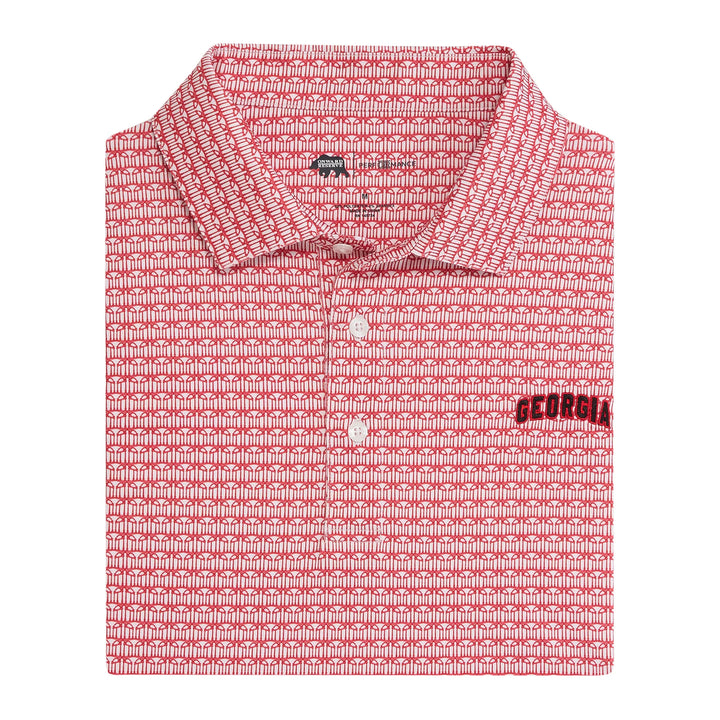 Onward Reserve UGA Arches Printed Polo - White