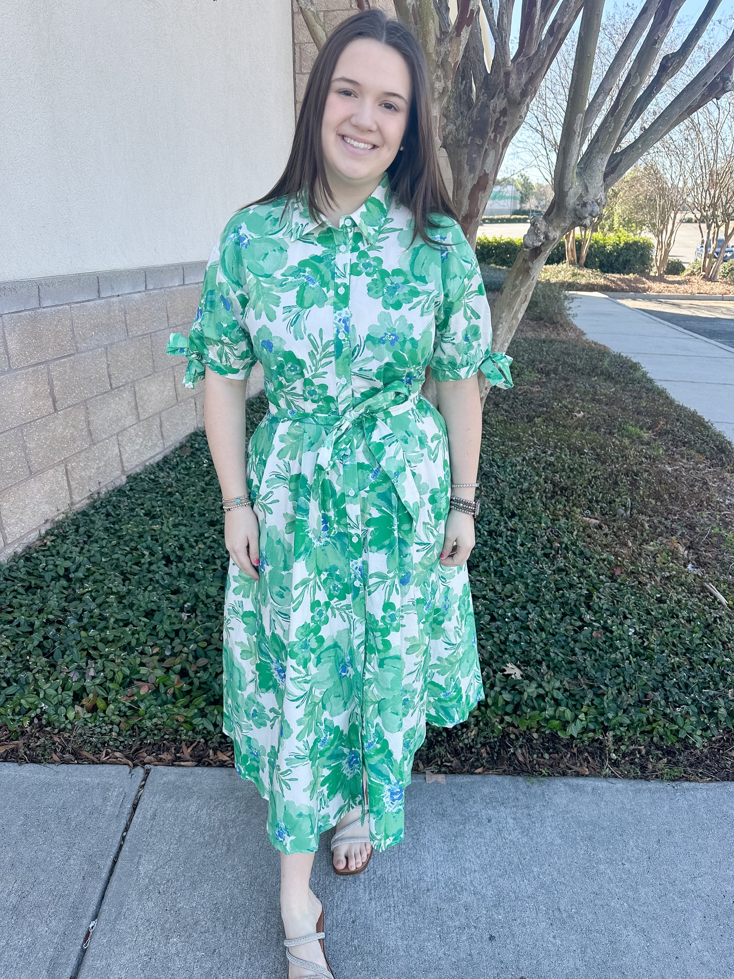 southern midi dress Spring Pop Midi Dress L