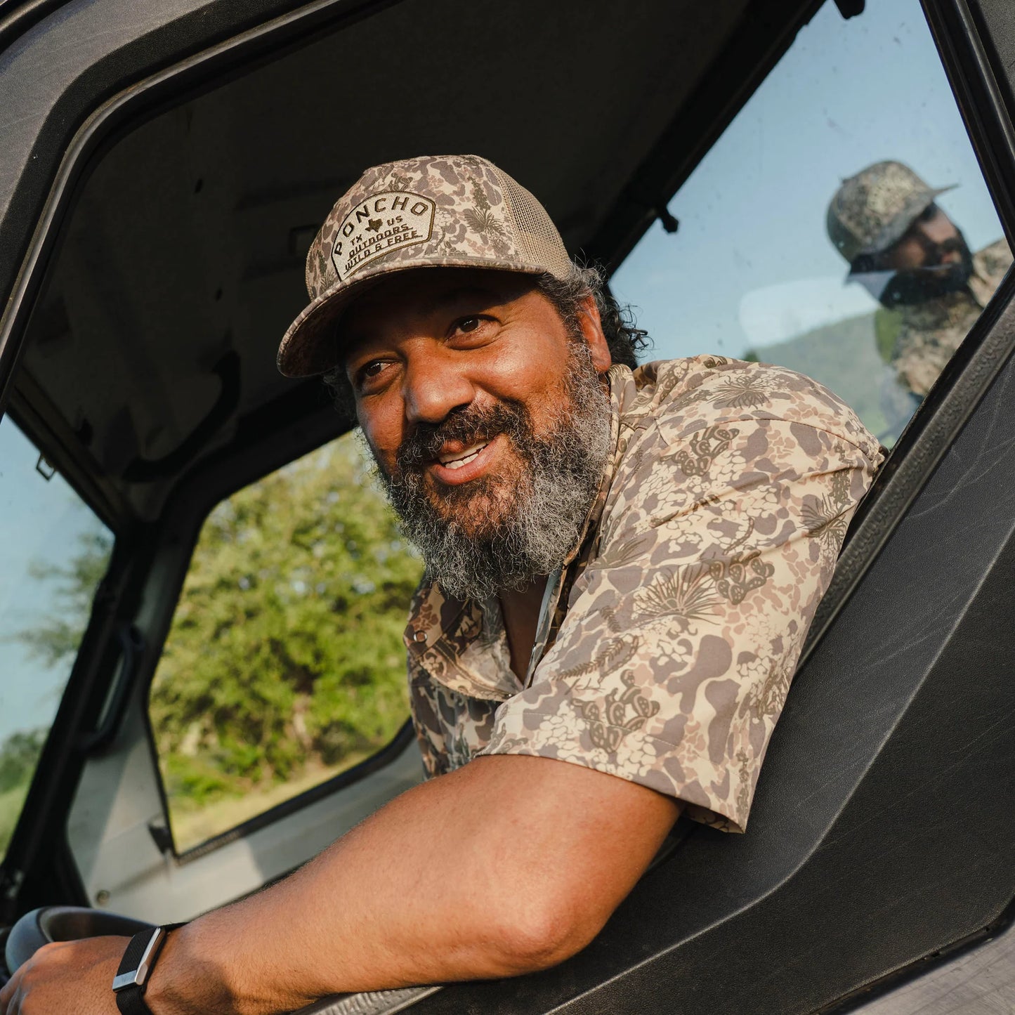 Poncho Men’s “The Albany” S/S Regular Shirt - North Zone Camo