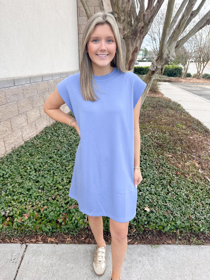 Marty Mini Dress - Blue