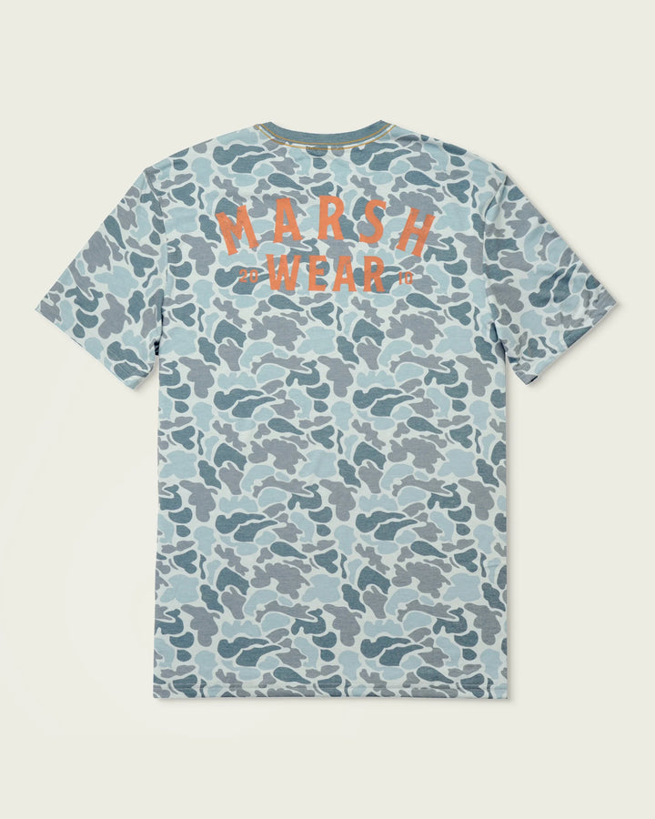 Marsh Wear Men’s Stackhouse Hagood S/S T- Shirt - Silver Mallard Camo