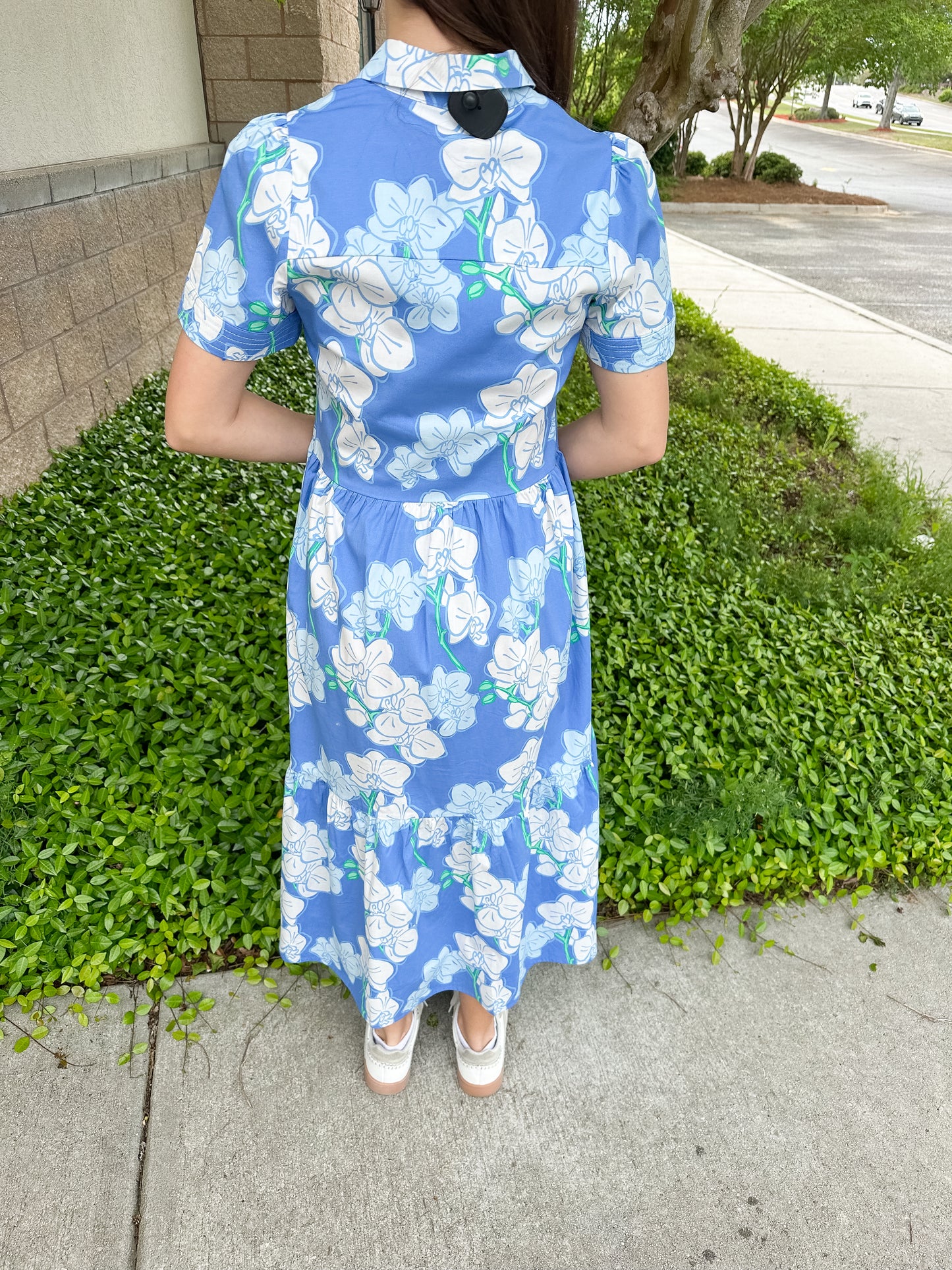 Jema Dress - Orchid Revere Blue