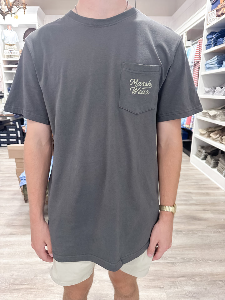Marsh Wear Men’s S26 Roadside S/S Pocket T-Shirt - Ash
