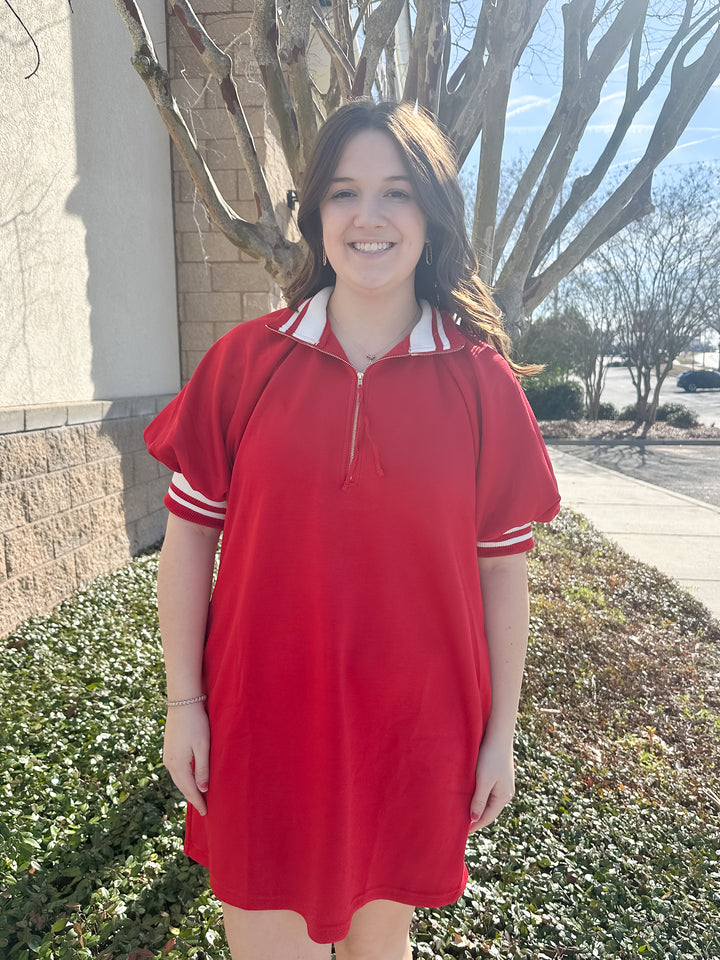 Track Ready Dress - Red