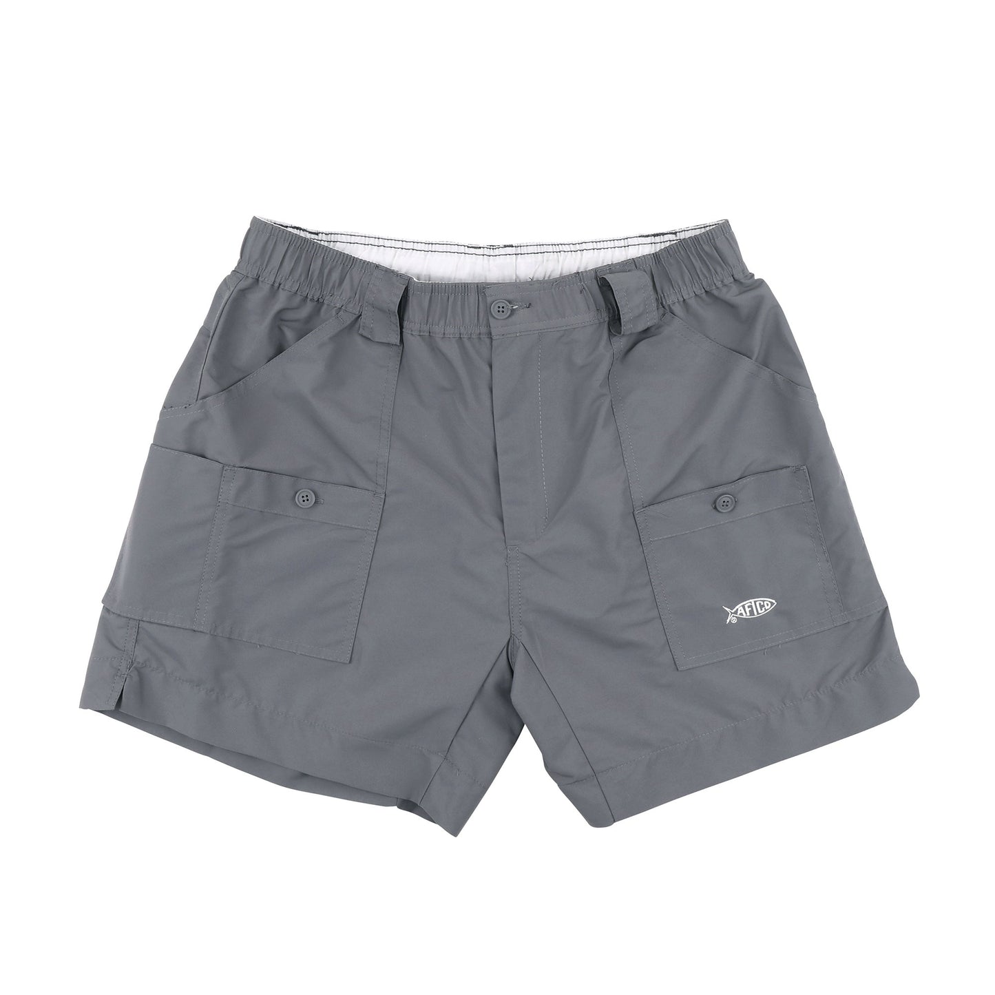 Aftco Men’s Original Fishing Short 6” - Charcoal