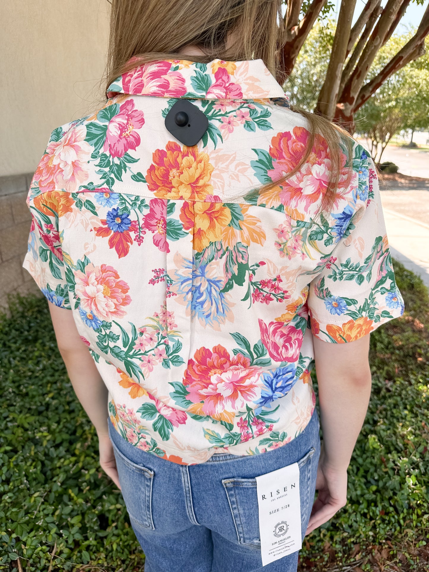 Angela Denim Top
