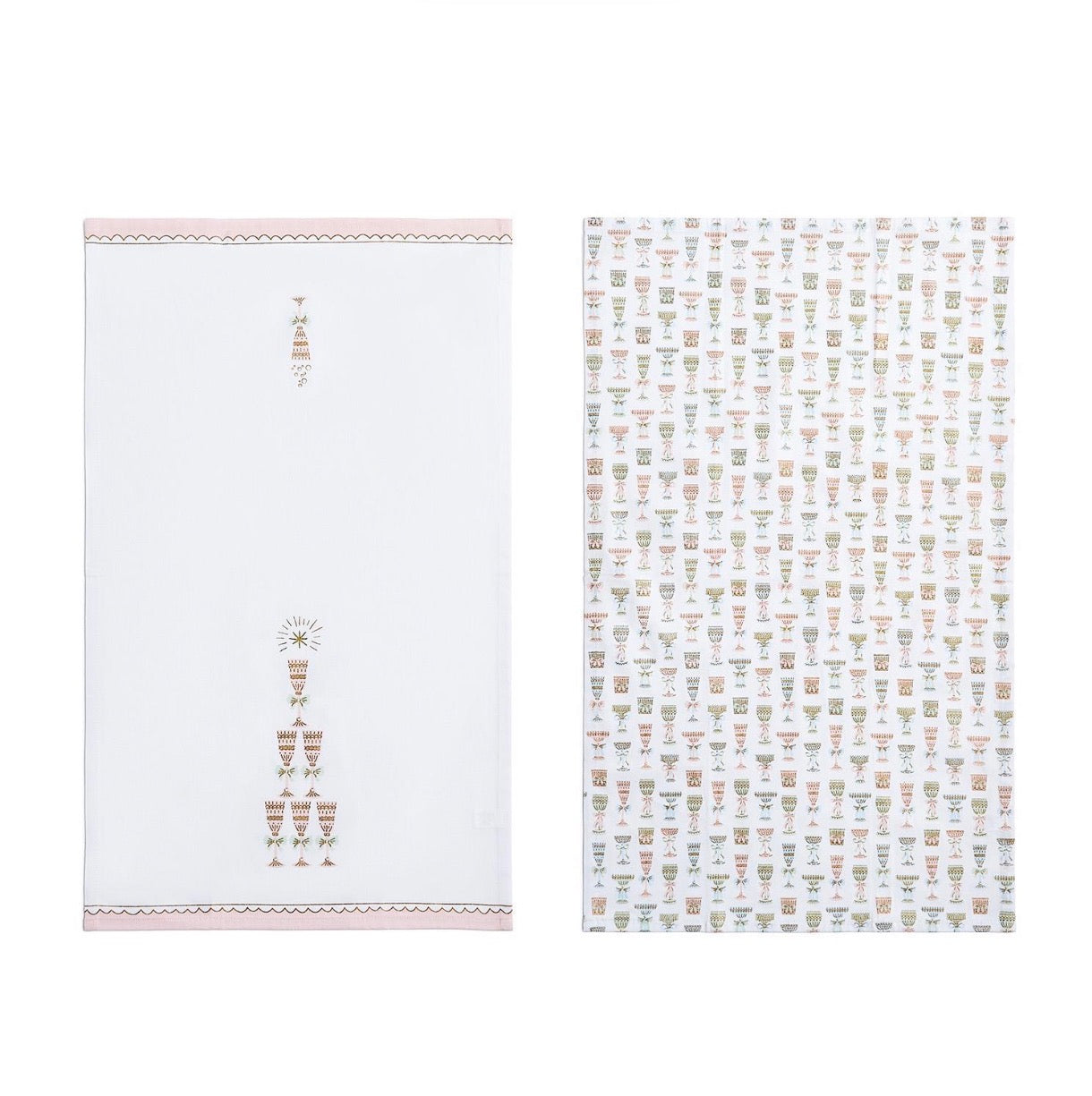 Two’s Company Cheers! Dish Towel Set