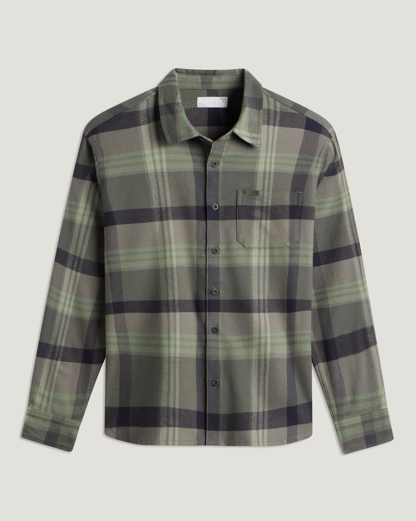 Free Fly Men’s Seawool Flannel Skirt - Dark Forest Plaid