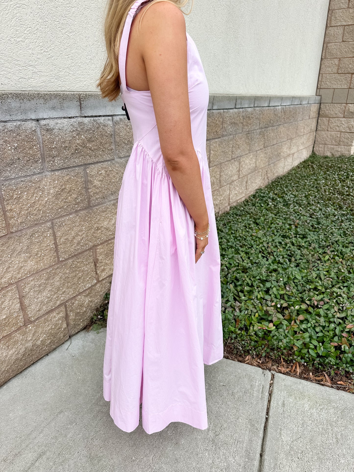 Rita Midi Dress - Pink