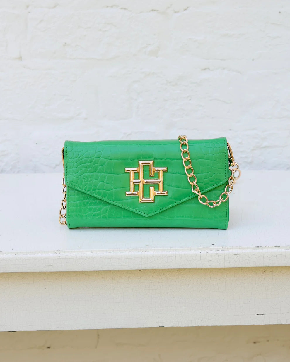 CH Carlington Clutch/Crossbody - Kelly Green EC