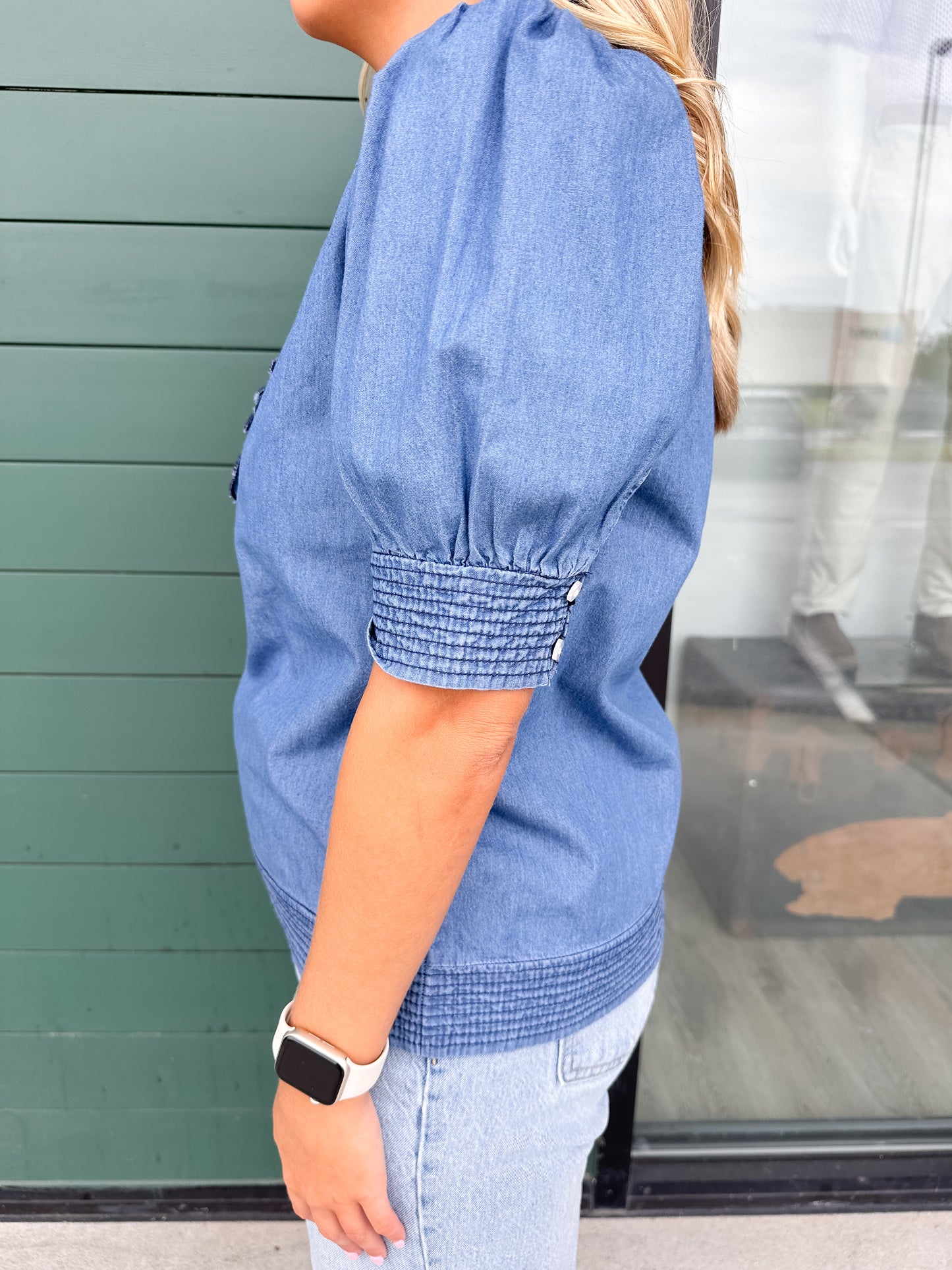 Emmie Top - Chambray