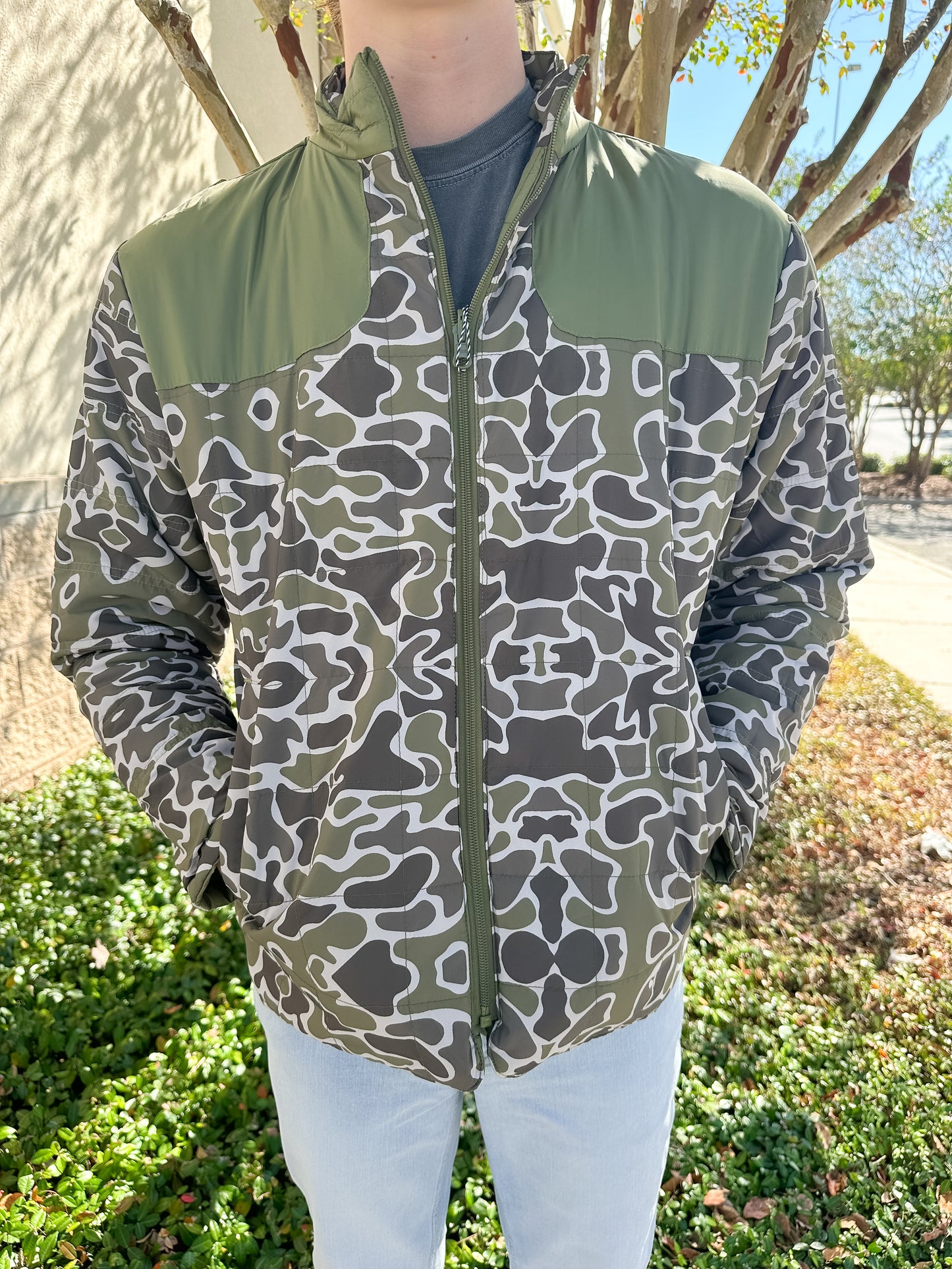 S. Casanova F25 Camo Carter Reversible Lofted Jacket