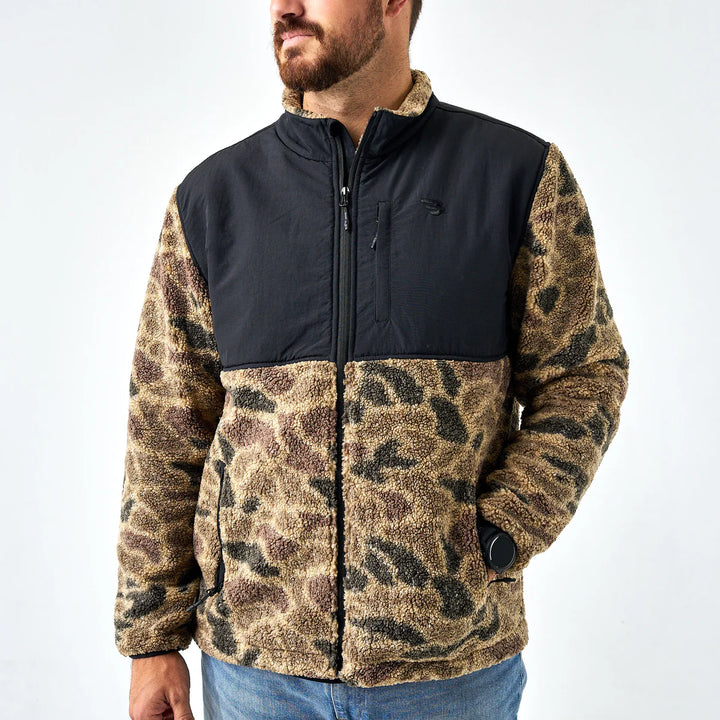 Burlebo Sherpa Full-Zip Jacket - Rocky Mountain Camo