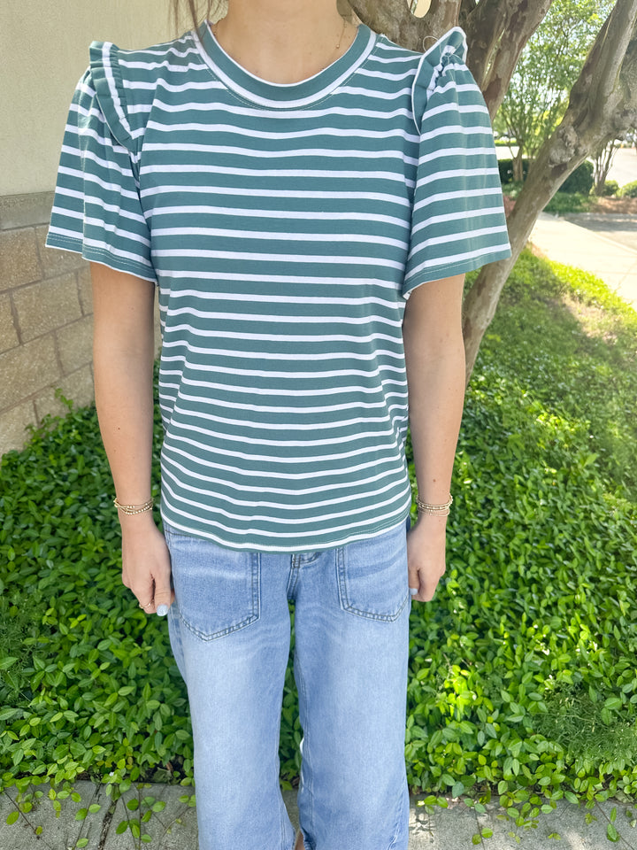 Margot Top - Seafoam